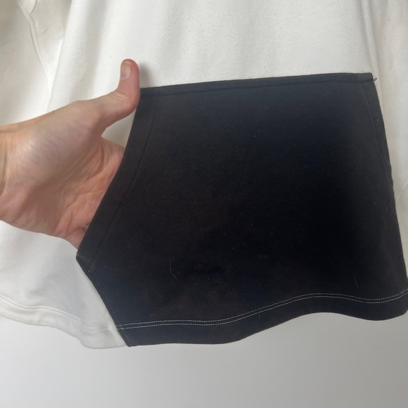 The North Face Women's Black White Colorblock Kangaroo Pocket Hooded Sweatshirt - Picture 5 of 10